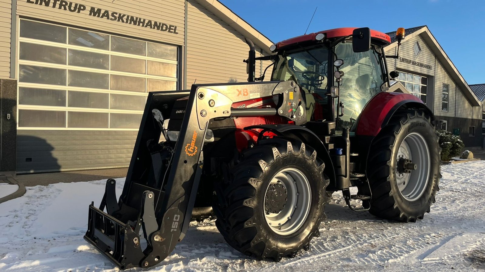 Traktor des Typs Case IH PUMA 185 CVX Med frontlæsser og frontlift, Gebrauchtmaschine in Lintrup (Bild 2)