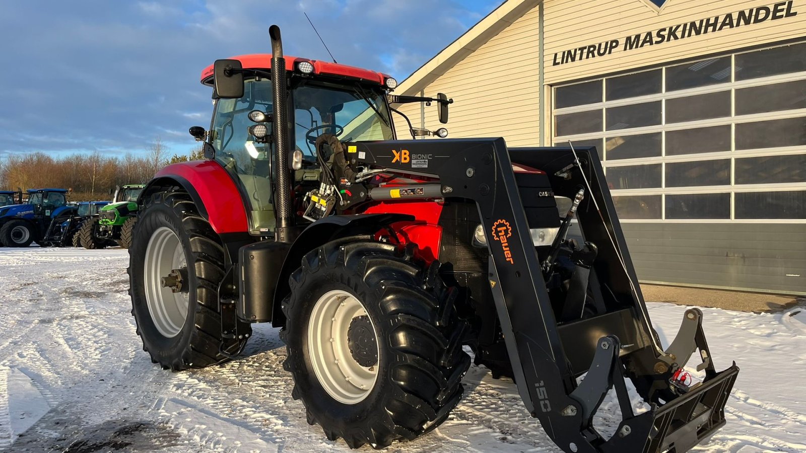 Traktor des Typs Case IH PUMA 185 CVX Med frontlæsser og frontlift, Gebrauchtmaschine in Lintrup (Bild 3)