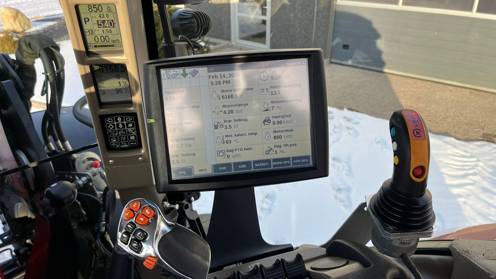 Traktor des Typs Case IH PUMA 185 CVX Med frontlæsser og frontlift, Gebrauchtmaschine in Lintrup (Bild 9)