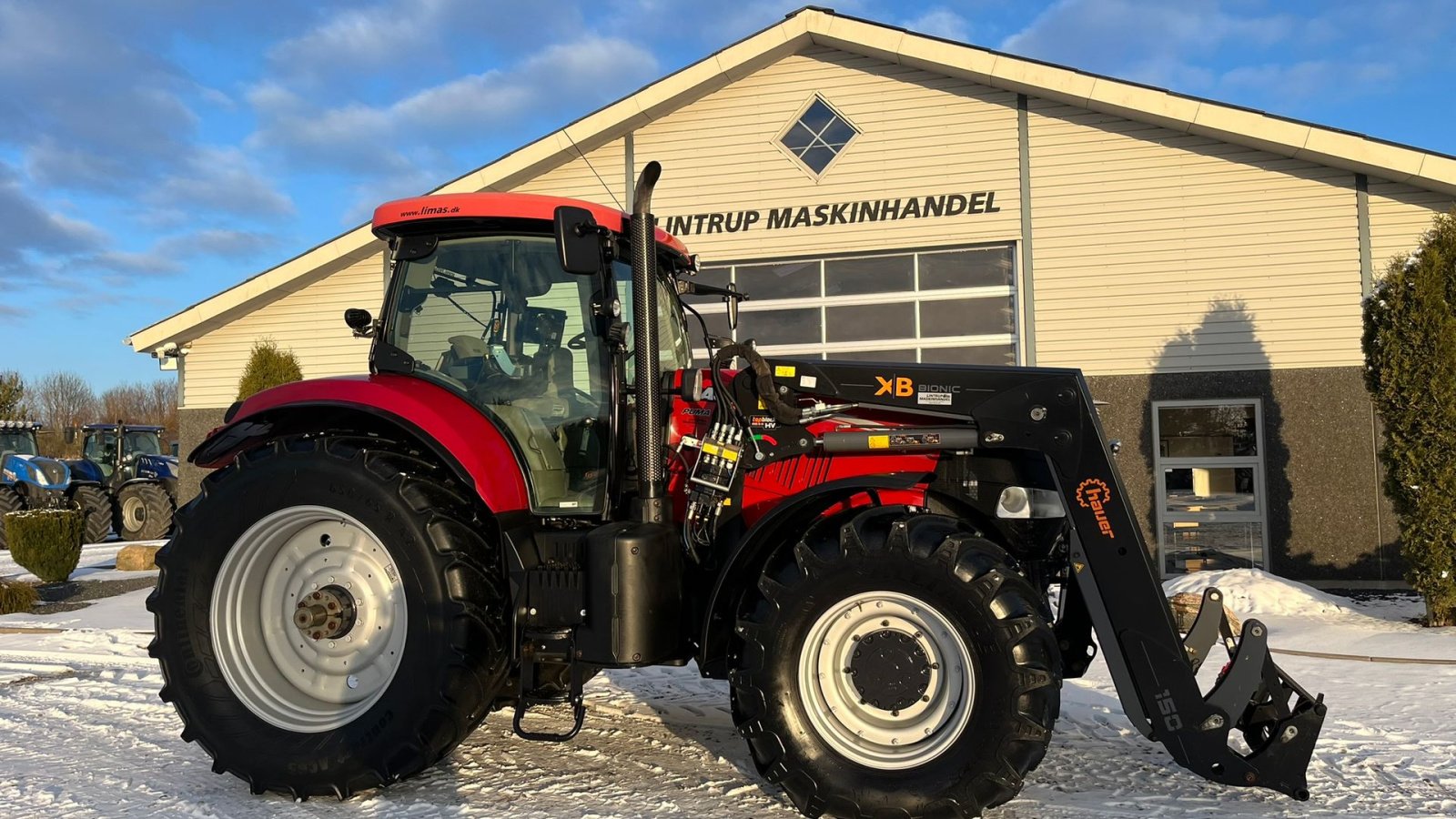 Traktor des Typs Case IH PUMA 185 CVX Med frontlæsser og frontlift, Gebrauchtmaschine in Lintrup (Bild 19)