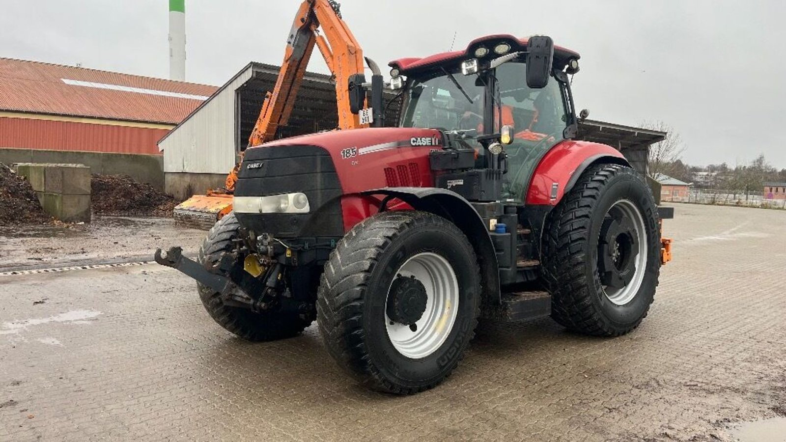 Traktor tip Case IH PUMA 185 CVX Med landevejsdæk og MULAC græsklipper., Gebrauchtmaschine in Rødovre (Poză 1)