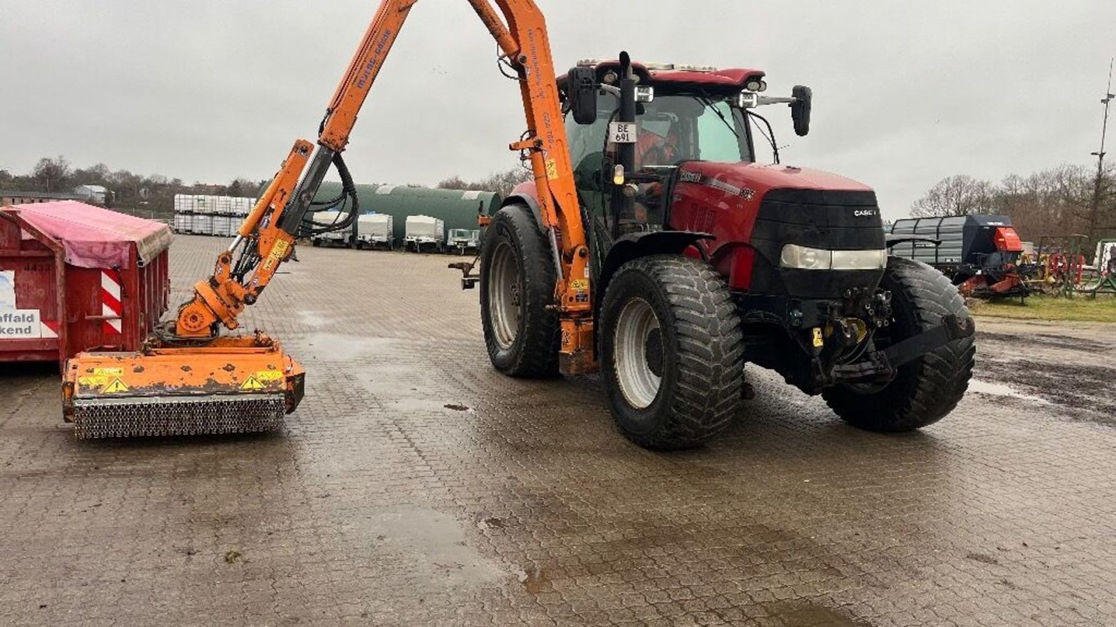 Traktor tip Case IH PUMA 185 CVX Med landevejsdæk og MULAC græsklipper., Gebrauchtmaschine in Rødovre (Poză 2)