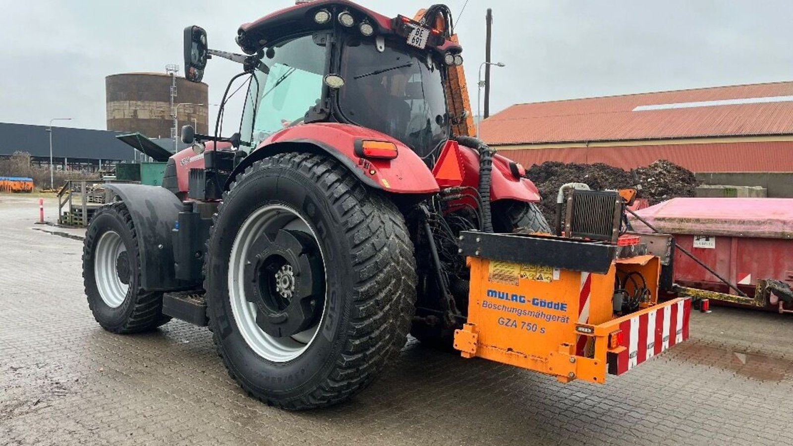 Traktor tip Case IH PUMA 185 CVX Med landevejsdæk og MULAC græsklipper., Gebrauchtmaschine in Rødovre (Poză 4)