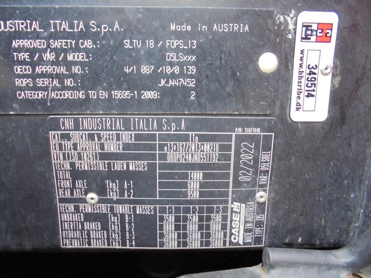 Traktor typu Case IH PUMA 240 CVXDRIVE, Gebrauchtmaschine v Ribe (Obrázek 19)