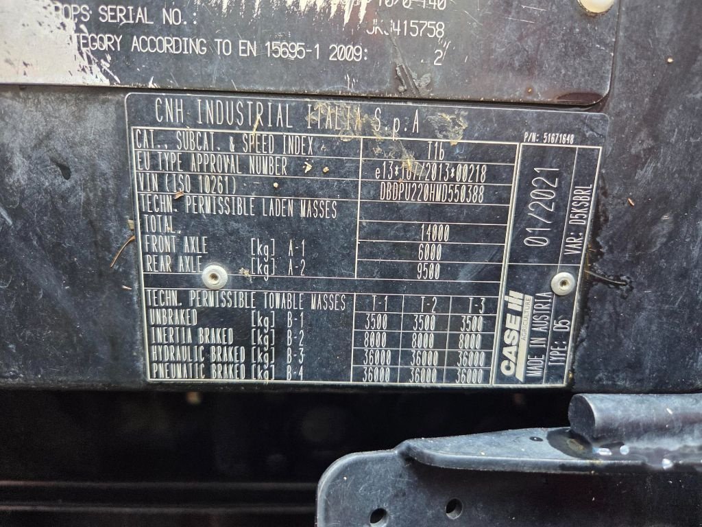 Traktor типа Case IH PUMA CVX 220, Gebrauchtmaschine в BRECEY (Фотография 10)