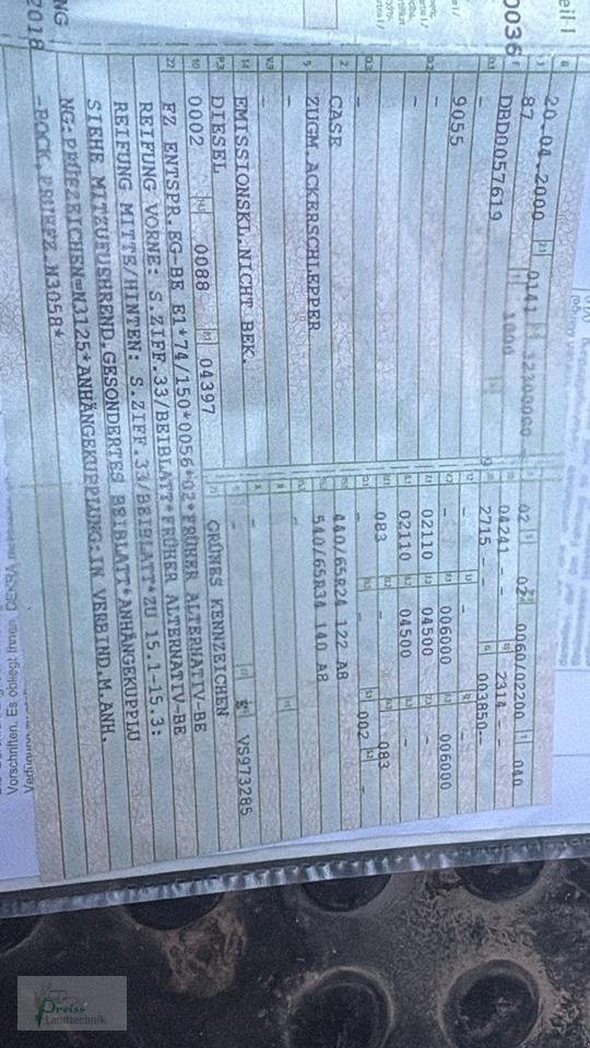 Traktor del tipo Case CS 86, Gebrauchtmaschine In Bad Kötzting (Immagine 9)