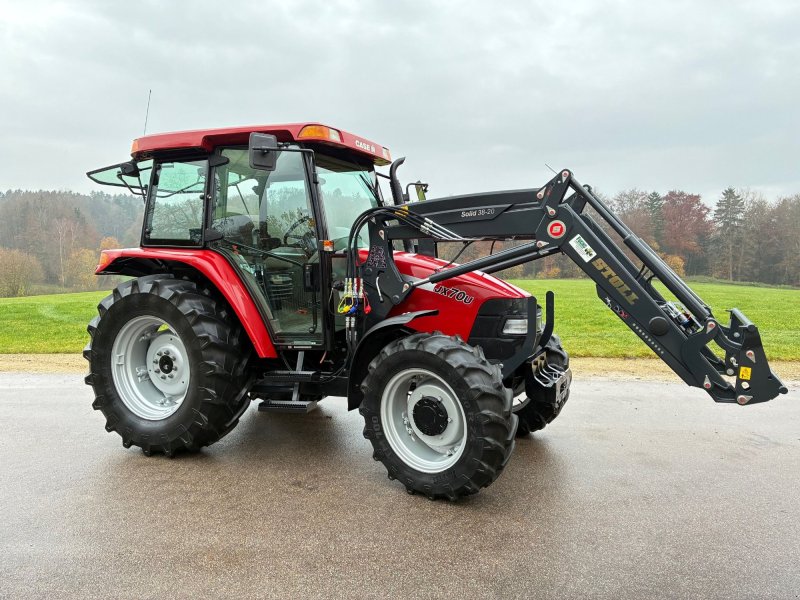 Traktor des Typs Case JX 70U mit Stoll-Industriefrontlader, original 2100 BStd., Gebrauchtmaschine in Laaber (Bild 1)