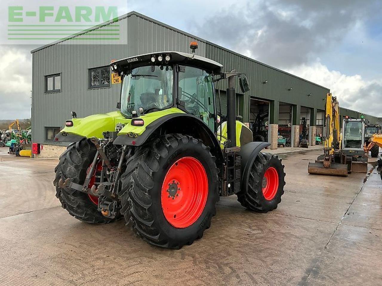 Traktor Türe ait CLAAS 810 axion tractor (st25759), Gebrauchtmaschine içinde SHAFTESBURY (resim 12)