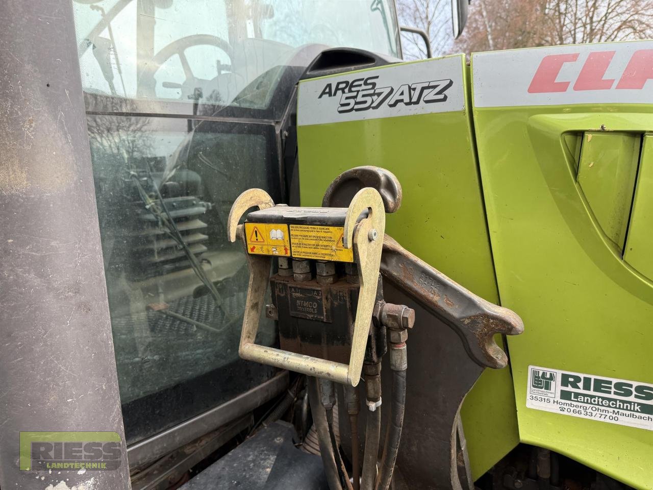 Traktor del tipo CLAAS ARES 557 ATZ, Gebrauchtmaschine en Homberg/Ohm - Maulbach (Imagen 8)