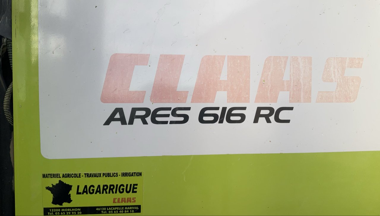 Traktor des Typs CLAAS ARES 616 RC, Gebrauchtmaschine in MORLHON LE HAUT (Bild 11)