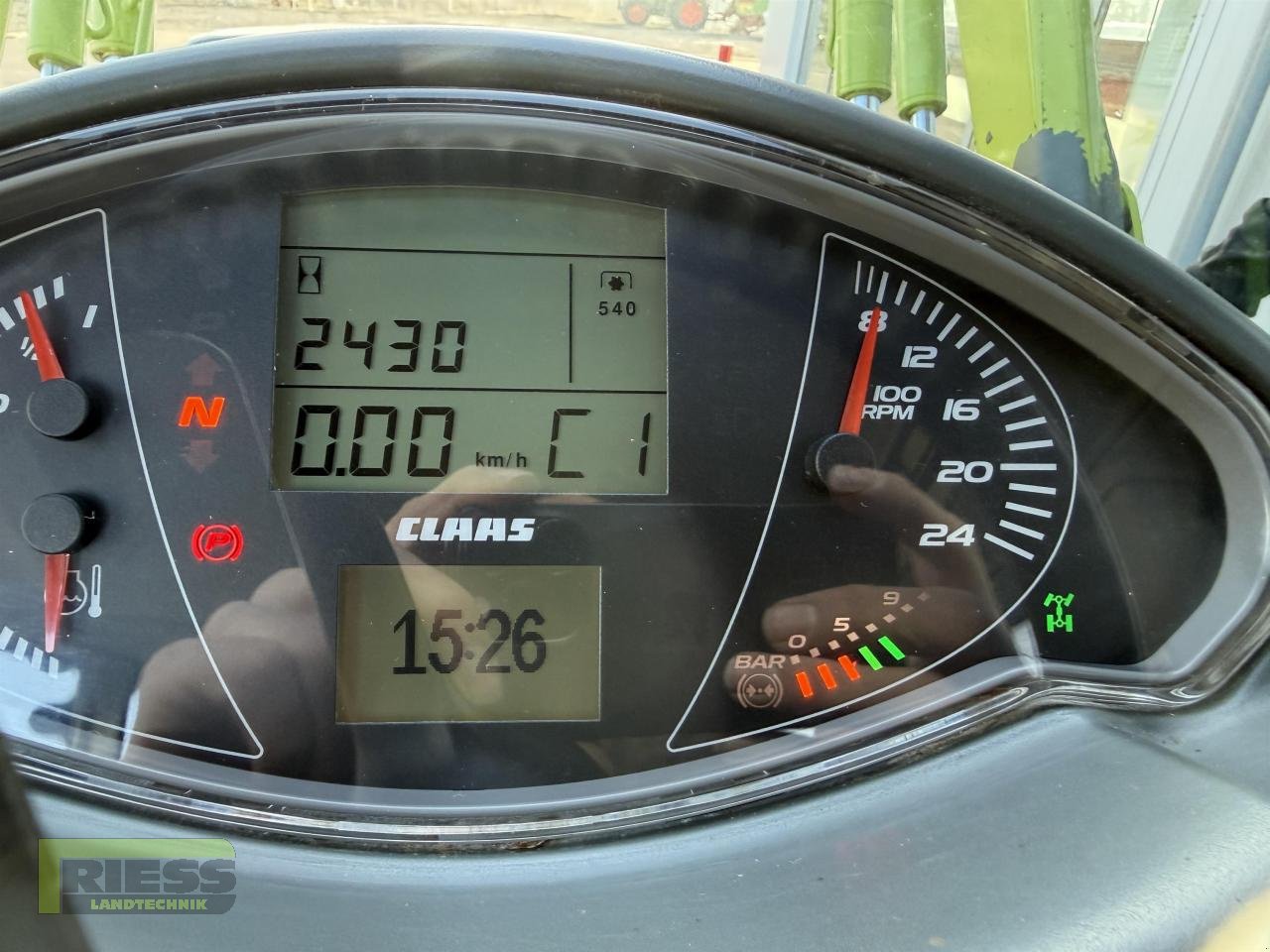 Traktor a típus CLAAS ARION 420 CIS  FL 100, Gebrauchtmaschine ekkor: Homberg/Ohm - Maulbach (Kép 7)