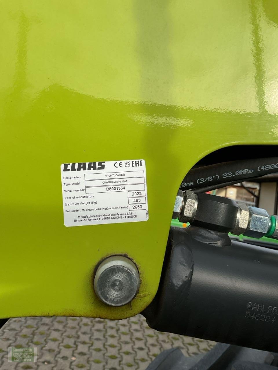 Traktor типа CLAAS Arion 420, Gebrauchtmaschine в Leubsdorf (Фотография 3)