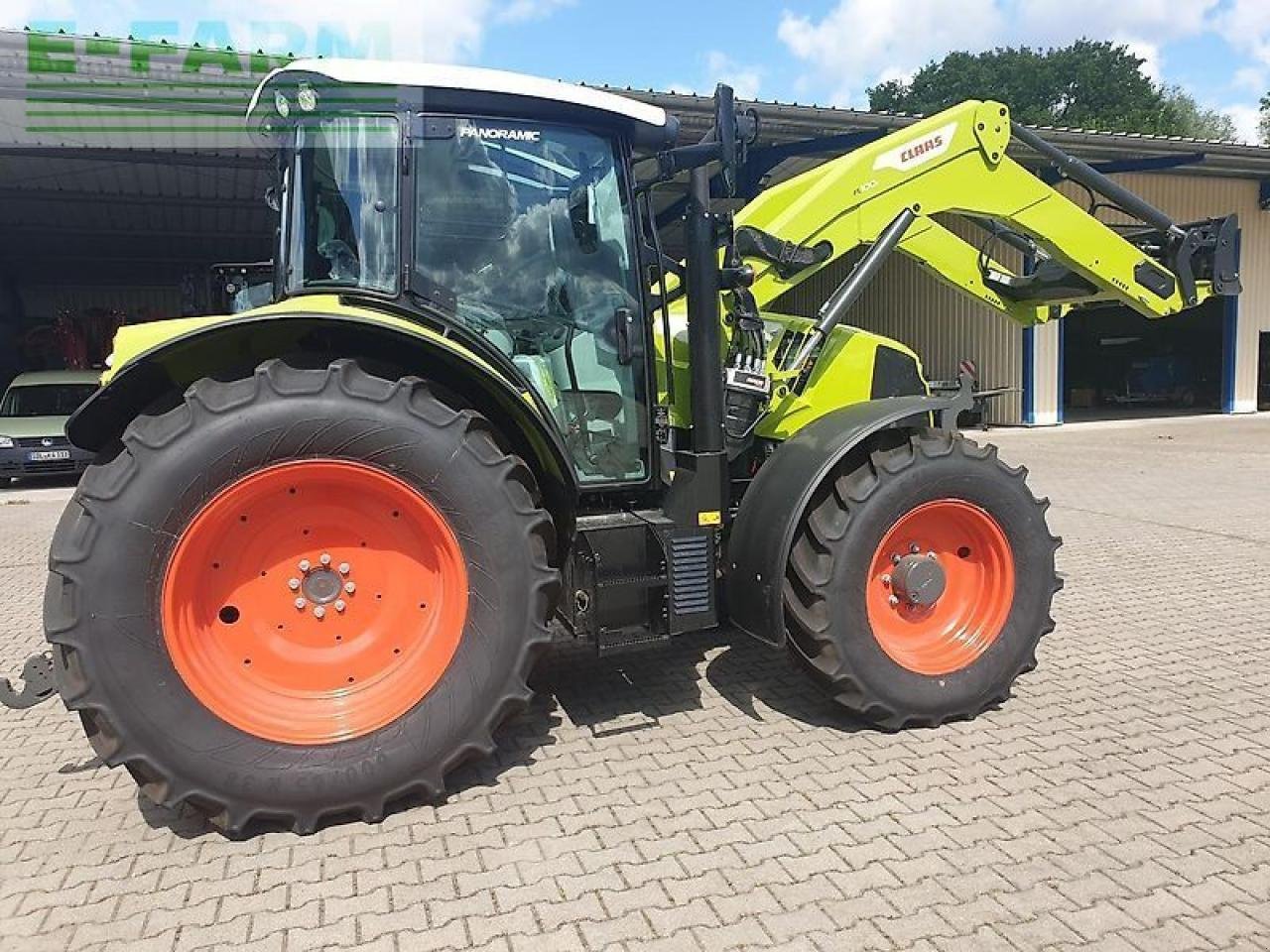 Traktor des Typs CLAAS arion 450 cis +frontlader fl 100 c, Gebrauchtmaschine in NEUENDORF AM SPECK (Bild 1)