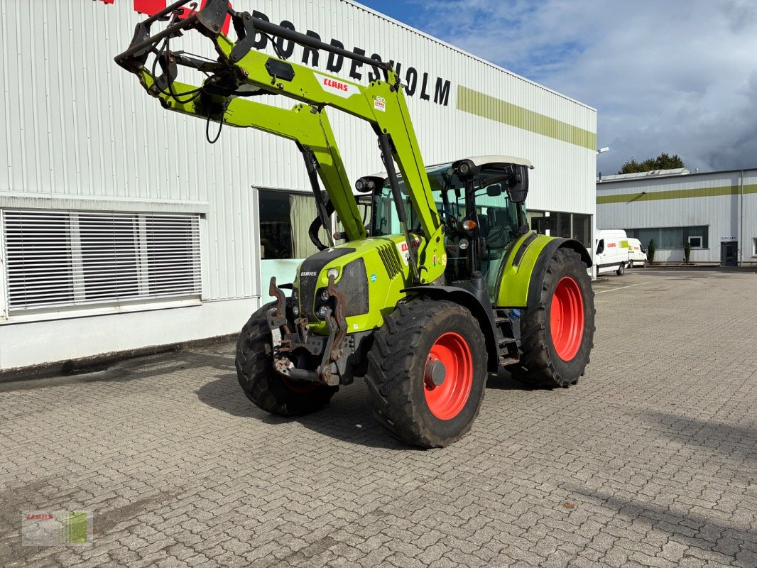 Traktor типа CLAAS ARION 450 CIS PANORAMIC mit FL 120 C und FKH, Gebrauchtmaschine в Bordesholm (Фотография 1)