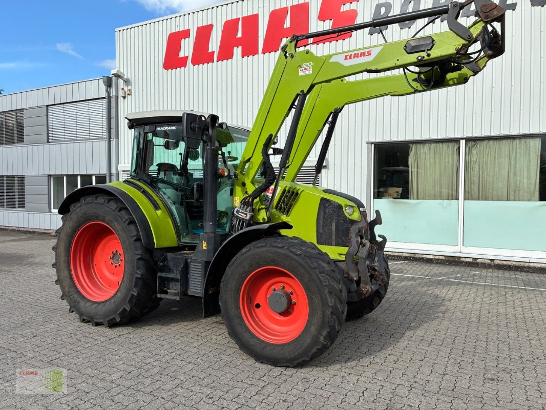 Traktor vrste CLAAS ARION 450 CIS PANORAMIC mit FL 120 C und FKH, Gebrauchtmaschine v Bordesholm (Slika 1)