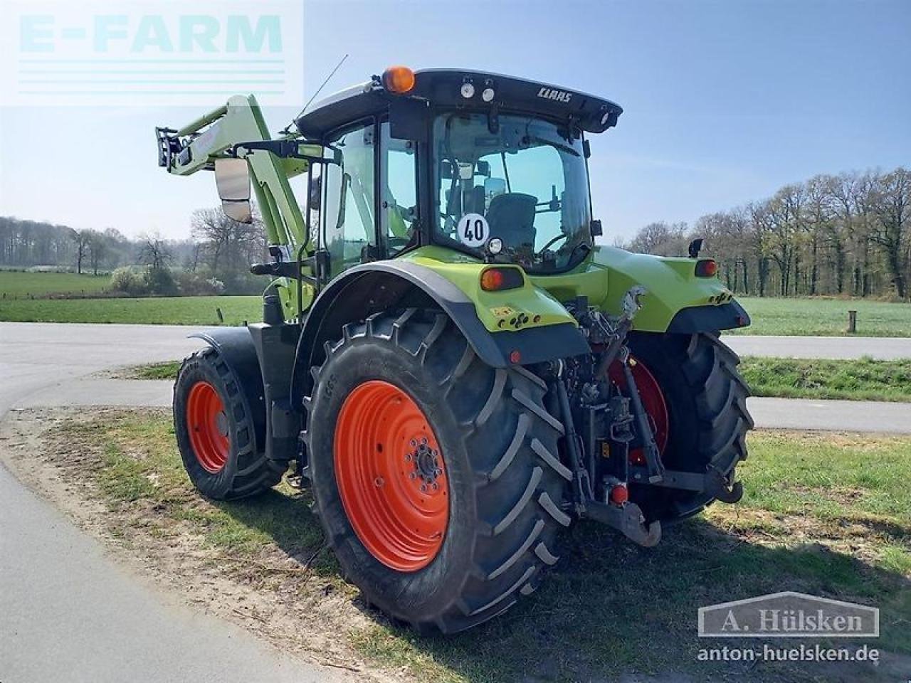 Traktor типа CLAAS arion 510 cis mit frontlader fl 140, Gebrauchtmaschine в ROSENDAHL (Фотография 10)
