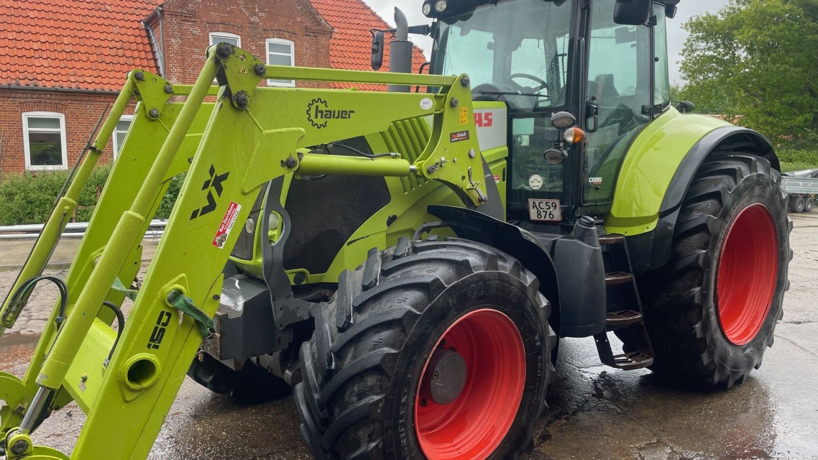 Traktor от тип CLAAS ARION 530 CIS med VX150 læsser, Gebrauchtmaschine в Bredebo (Снимка 5)