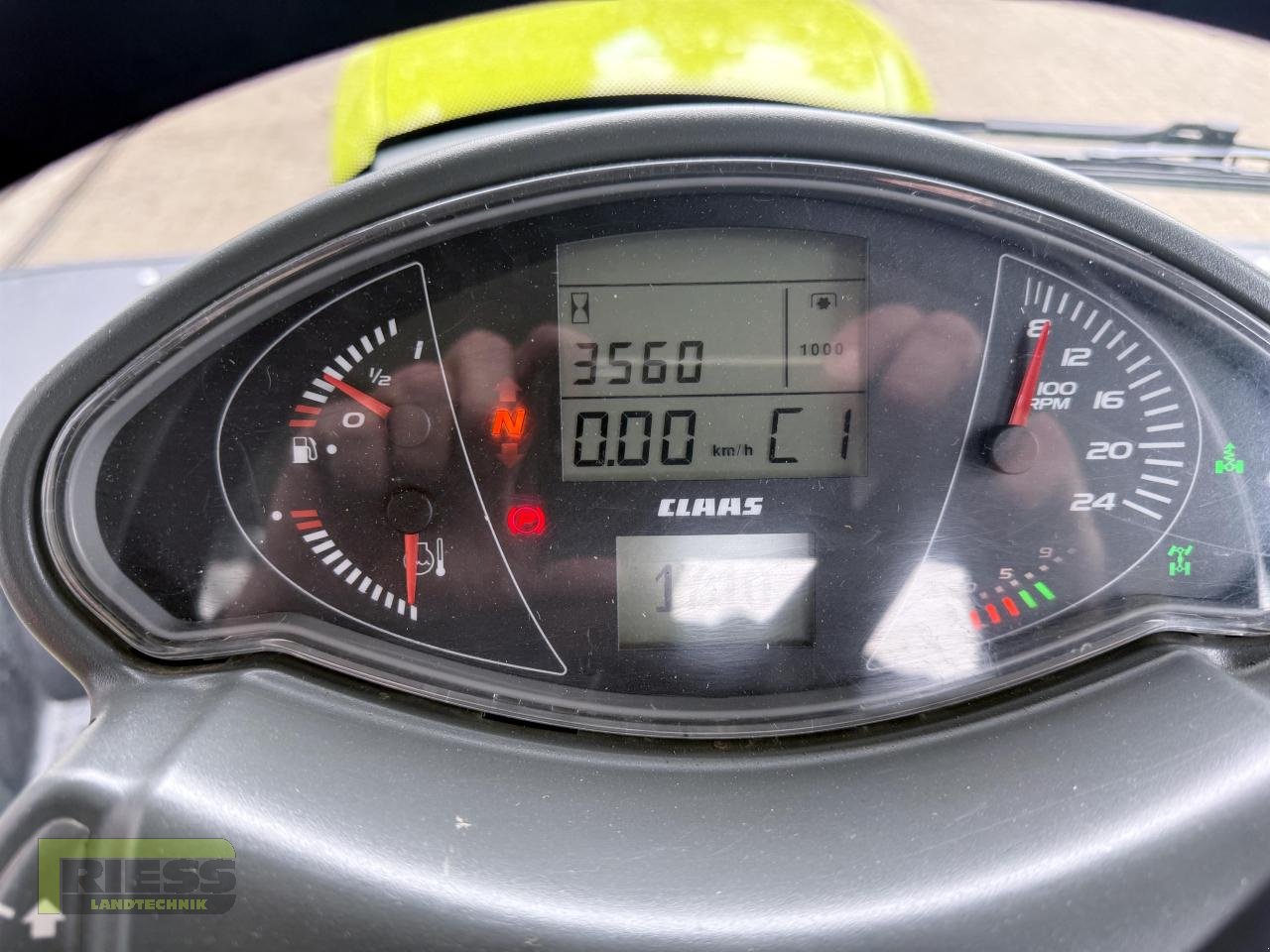 Traktor typu CLAAS ARION 550 CEBIS Hexashift A34, Gebrauchtmaschine w Homberg/Ohm - Maulbach (Zdjęcie 19)