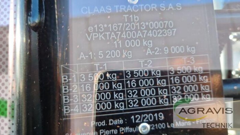 Traktor типа CLAAS ARION 550 CEBIS, Gebrauchtmaschine в Melle-Wellingholzhausen (Фотография 14)