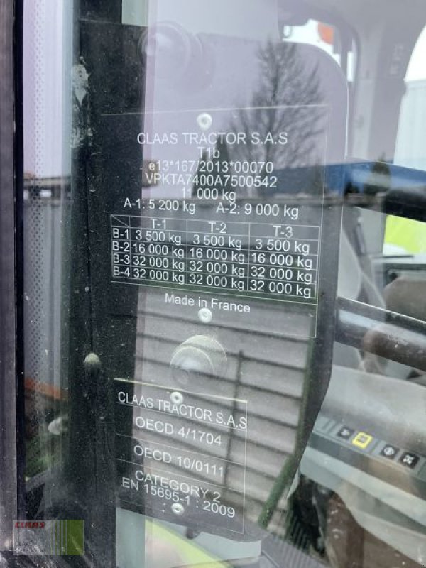 Traktor of the type CLAAS ARION 550 CMATIC  CEBIS, Vorführmaschine in Asbach-Bäumenheim (Picture 28)