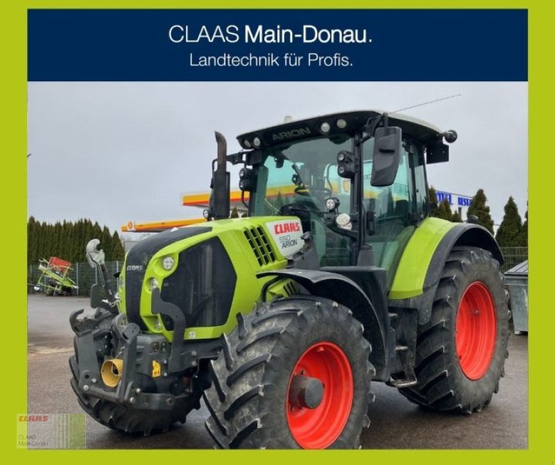 Traktor of the type CLAAS ARION 550 CMATIC  CEBIS, Vorführmaschine in Asbach-Bäumenheim (Picture 1)
