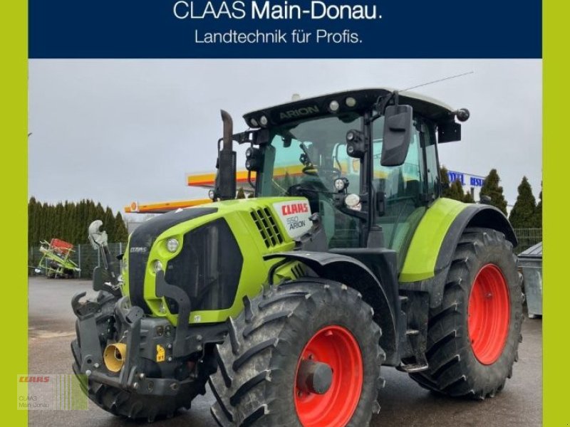 Traktor a típus CLAAS ARION 550 CMATIC  CEBIS, Vorführmaschine ekkor: Asbach-Bäumenheim