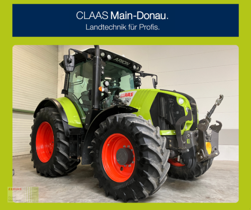 Traktor des Typs CLAAS ARION 550 CMATIC RTK, Gebrauchtmaschine in Vohburg (Bild 1)
