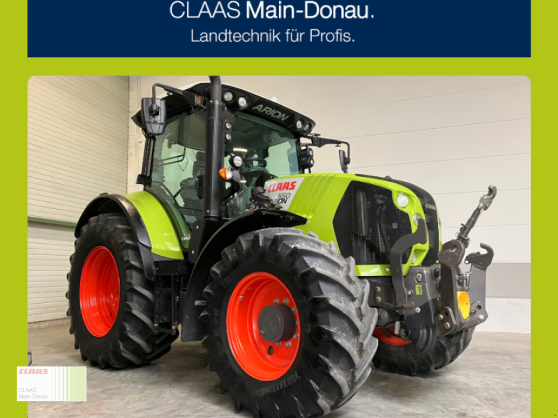 Traktor des Typs CLAAS ARION 550 CMATIC RTK, Gebrauchtmaschine in Vohburg (Bild 1)