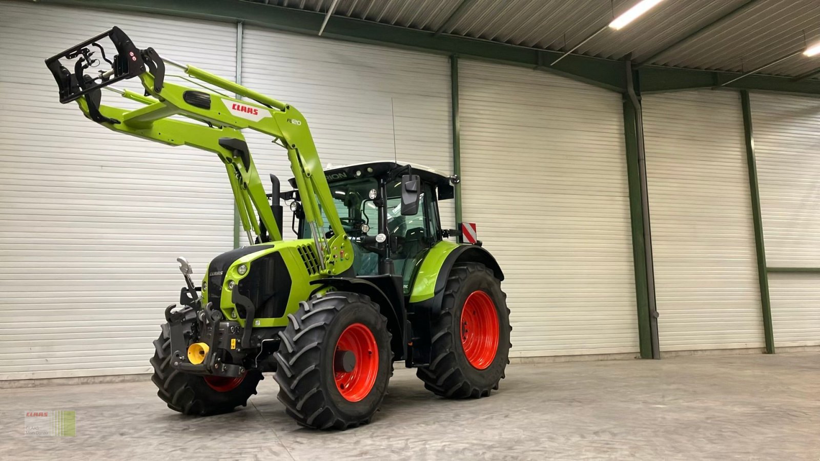 Traktor del tipo CLAAS Arion 550 mit FL 120, Gebrauchtmaschine en Vohburg (Imagen 1)