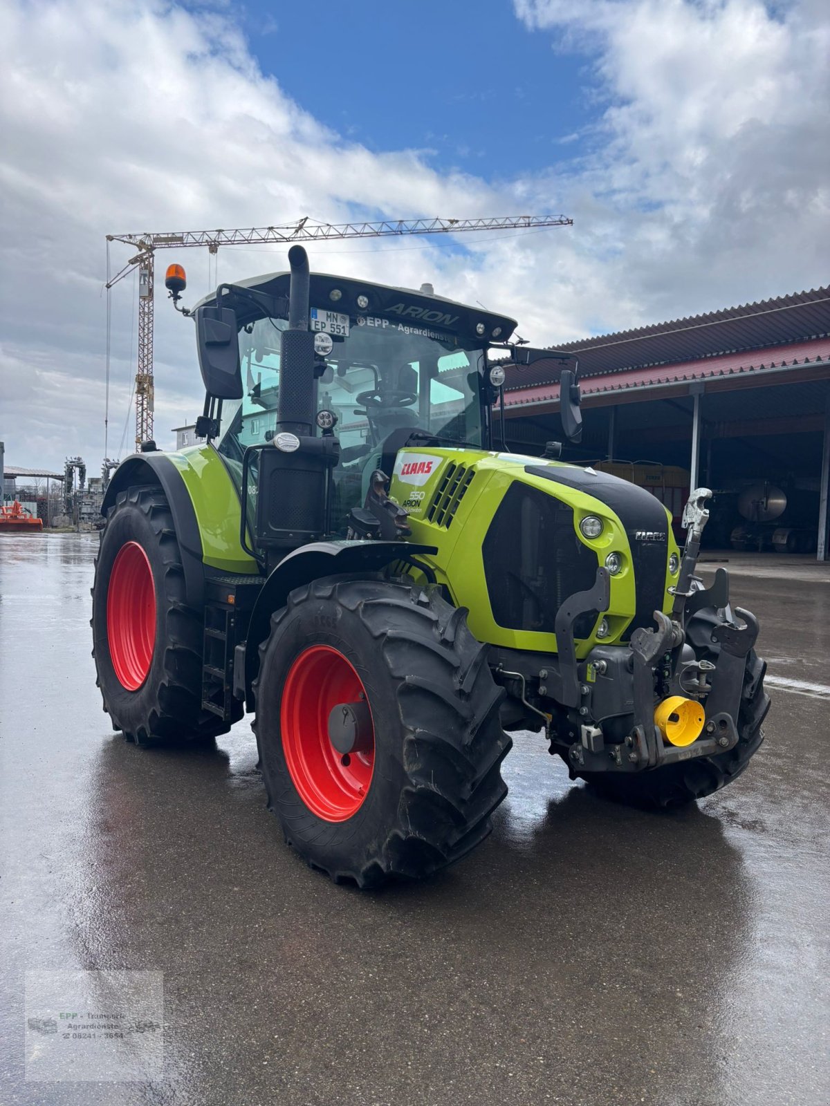 Traktor του τύπου CLAAS Arion 550, Gebrauchtmaschine σε Wiedergeltingen (Φωτογραφία 2)