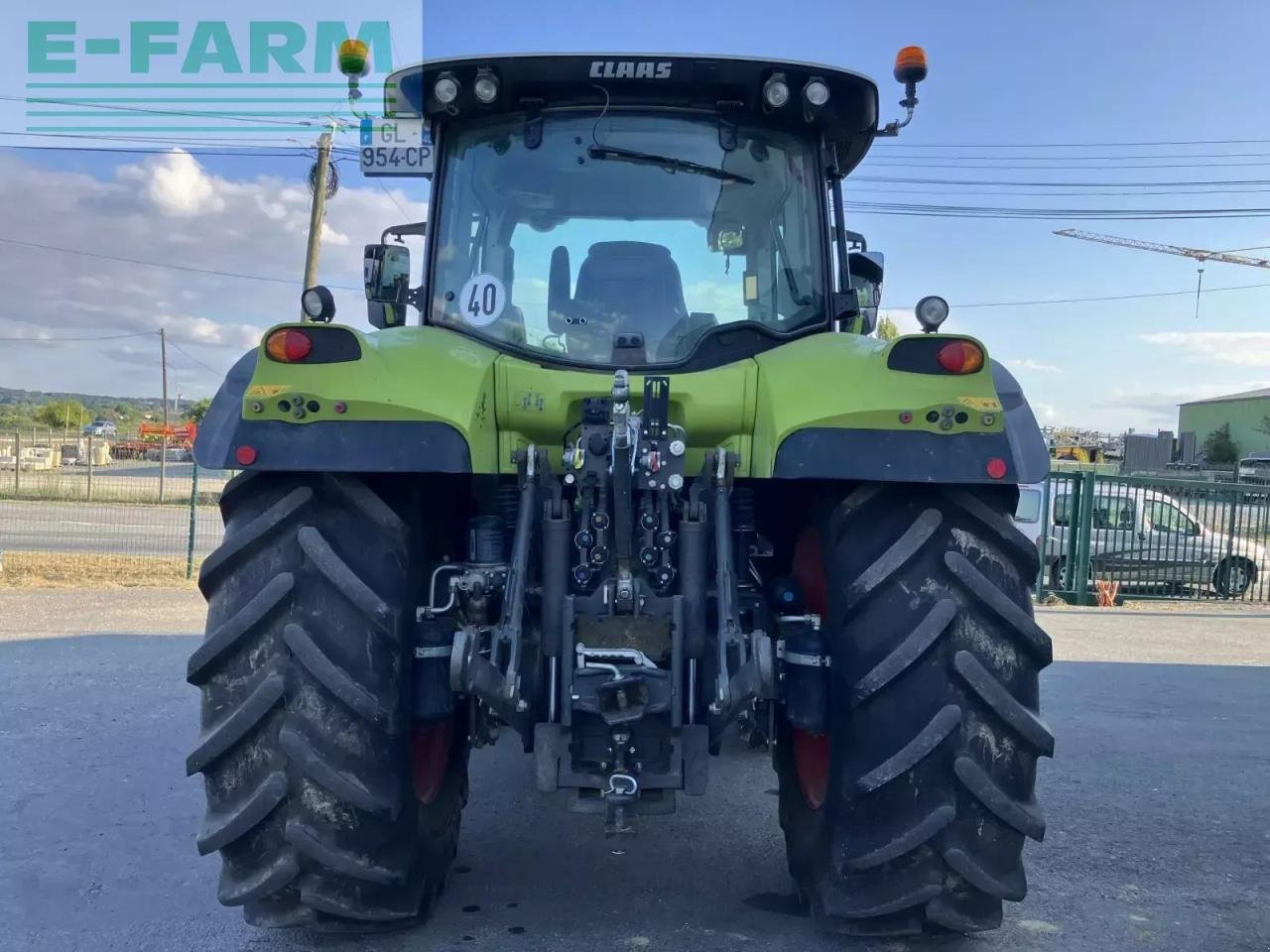 Traktor Türe ait CLAAS arion 610 cis + pdf av CIS, Gebrauchtmaschine içinde AILLAS (33 - GIRONDE) (resim 3)