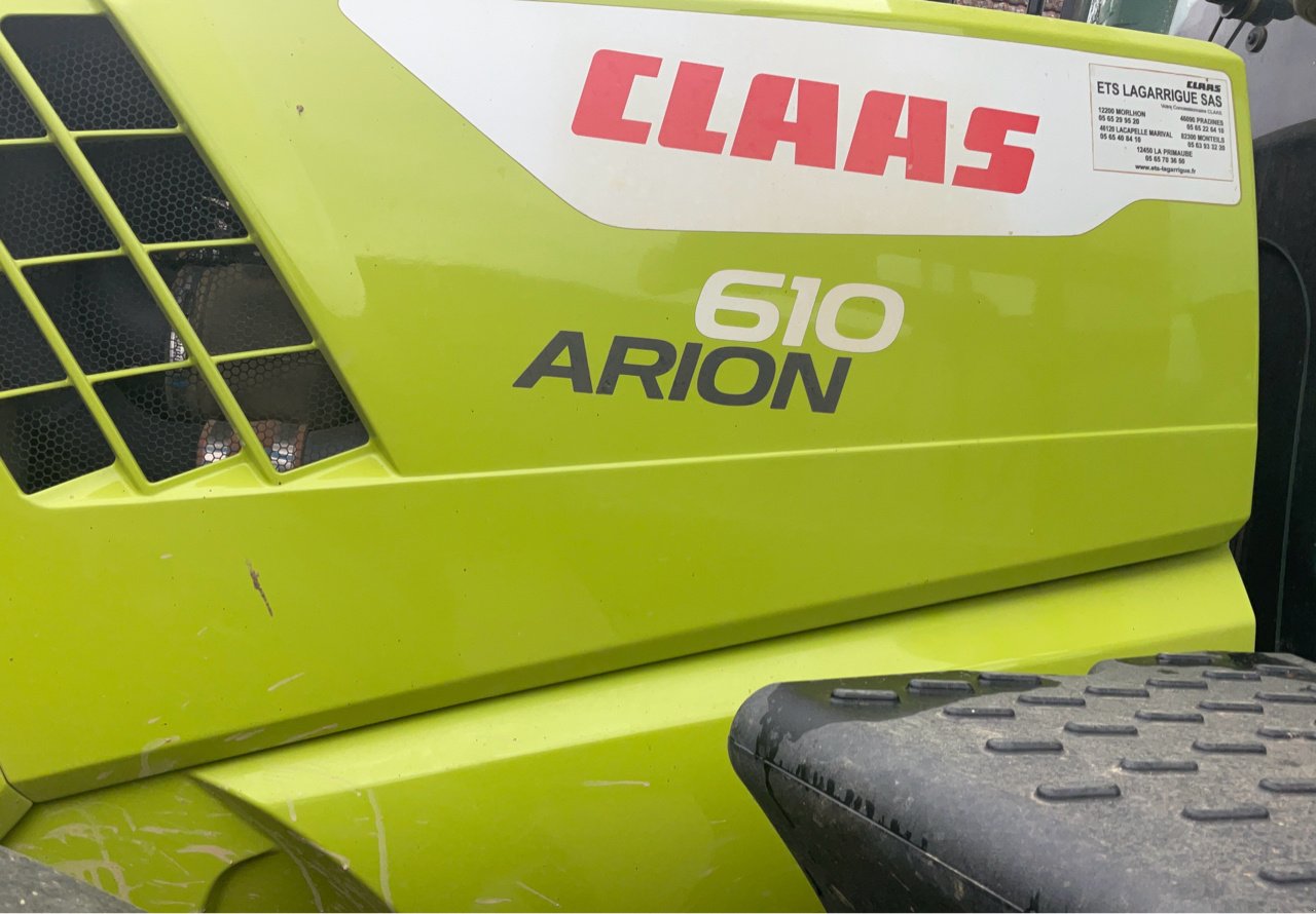 Traktor des Typs CLAAS ARION 610 cmatic, Gebrauchtmaschine in MORLHON LE HAUT (Bild 10)