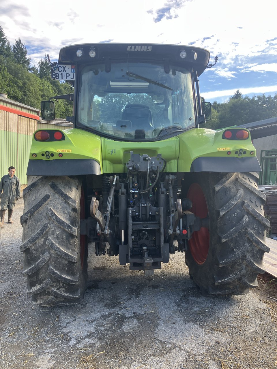 Traktor Türe ait CLAAS ARION 620 CIS, Gebrauchtmaschine içinde MORLHON LE HAUT (resim 5)