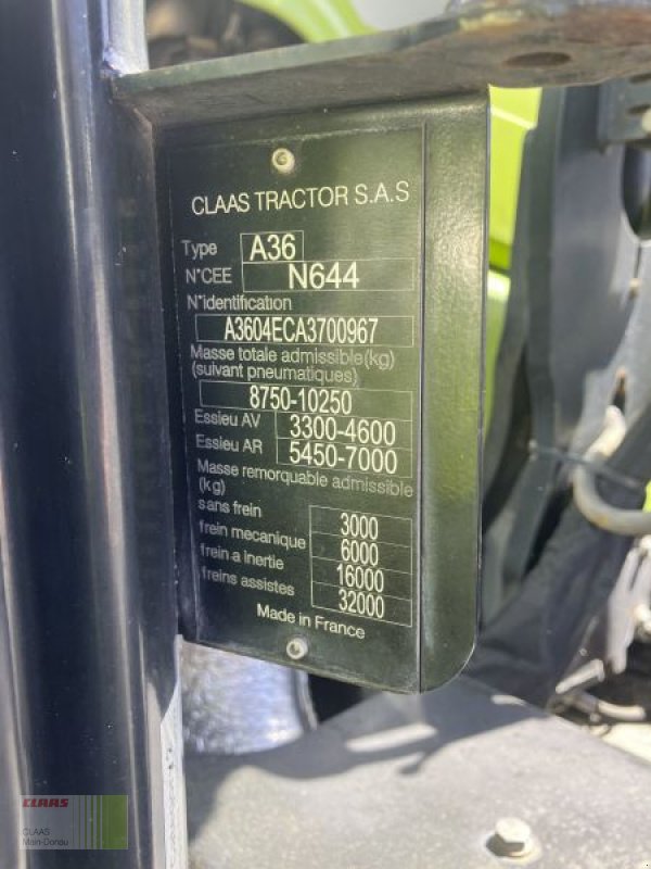 Traktor vrste CLAAS ARION 620 CMATIC, Gebrauchtmaschine v Vohburg (Slika 7)