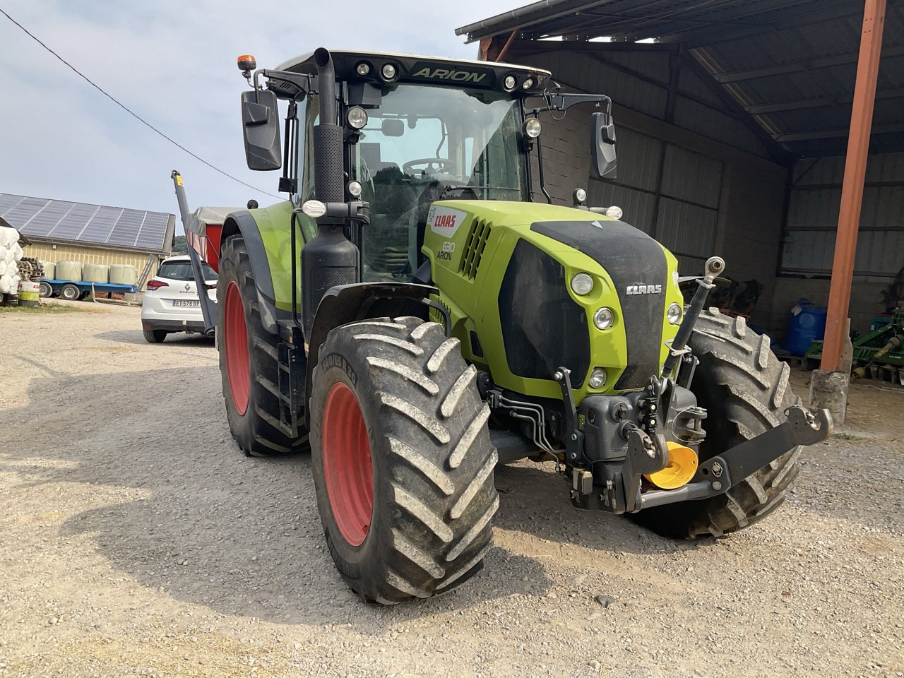 Traktor του τύπου CLAAS ARION 630 CEBIS, Gebrauchtmaschine σε MORLHON LE HAUT (Φωτογραφία 4)