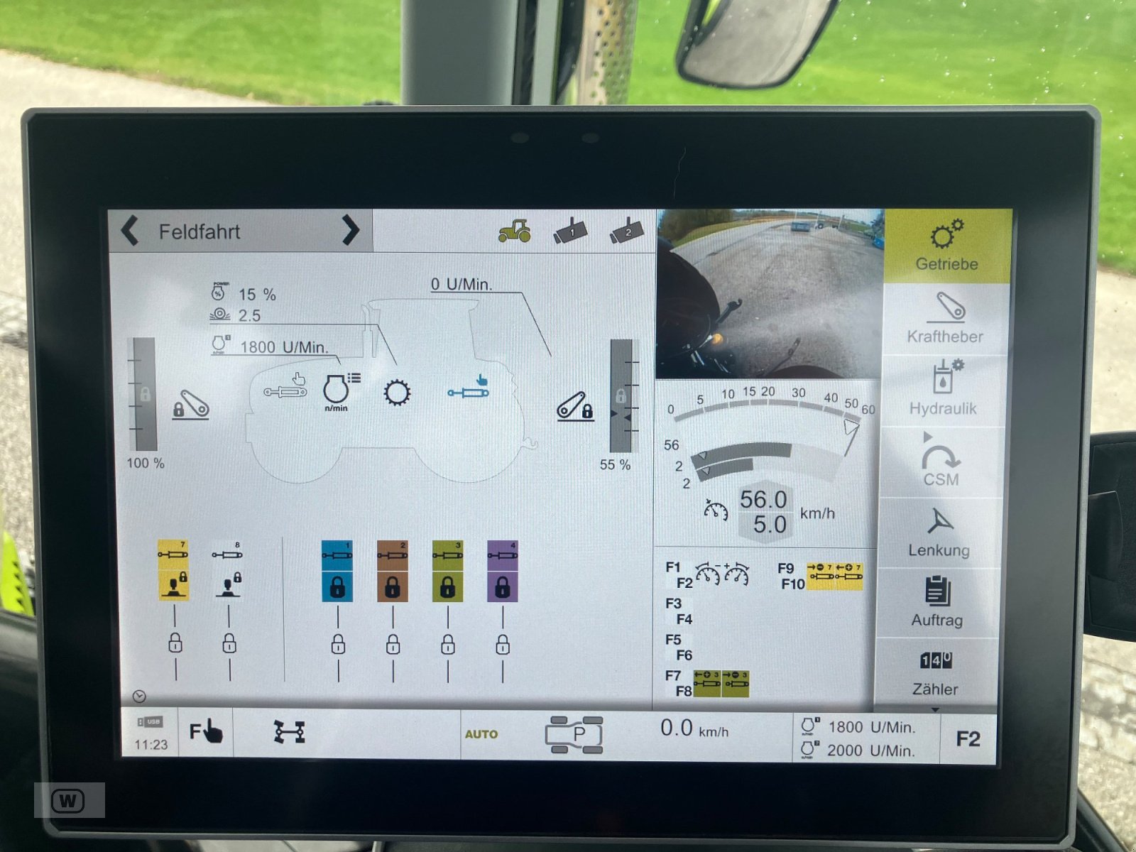 Traktor Türe ait CLAAS Arion 630 CMATIC CEBIS, Gebrauchtmaschine içinde Zell an der Pram (resim 23)