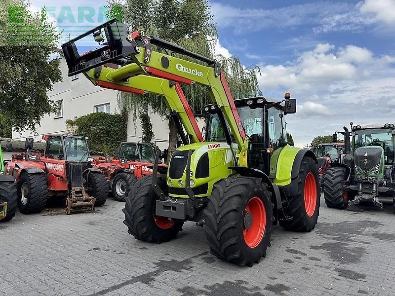 Traktor του τύπου CLAAS arion 640 cis + quicke q65 CIS, Gebrauchtmaschine σε DAMAS?AWEK (Φωτογραφία 1)