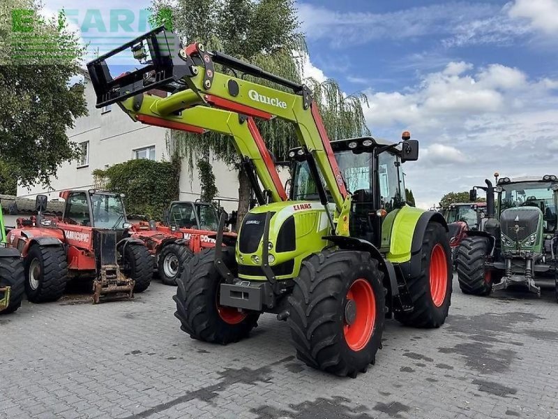 Traktor del tipo CLAAS arion 640 cis + quicke q65 CIS, Gebrauchtmaschine en DAMAS?AWEK
