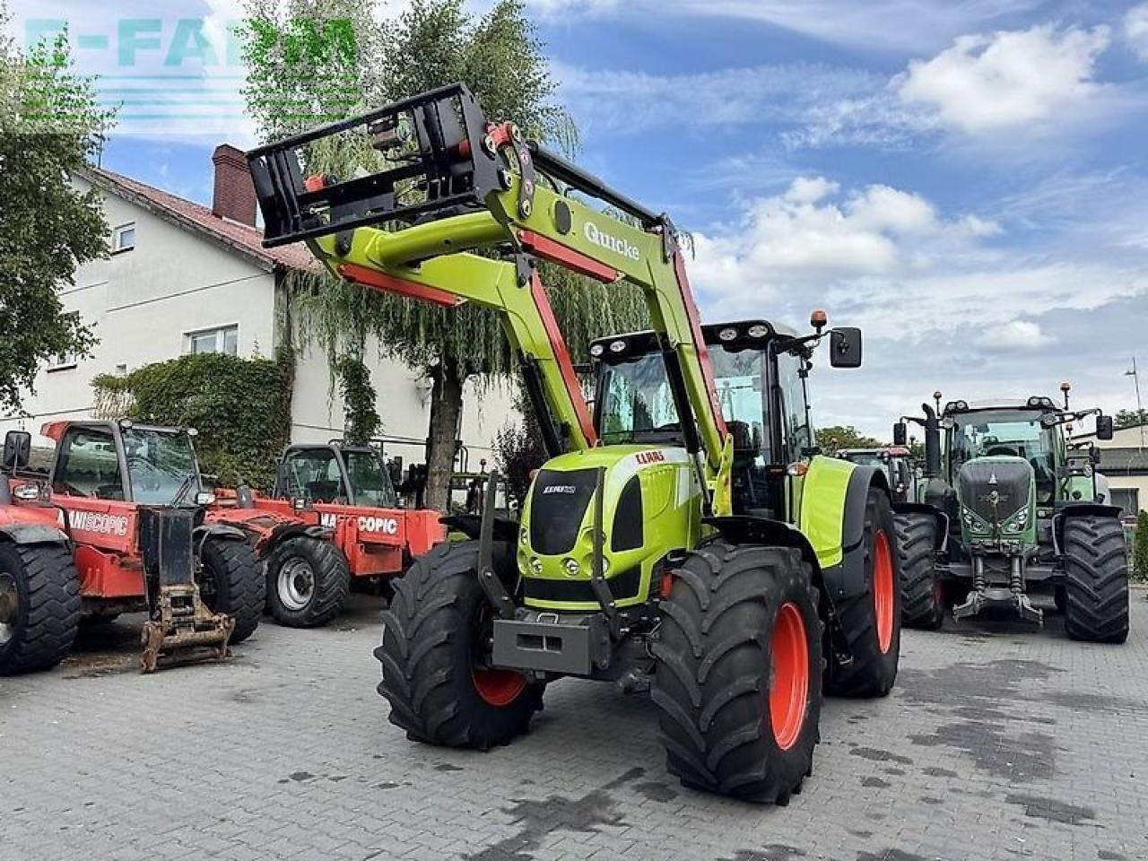 Traktor Türe ait CLAAS arion 640 cis + quicke q65 CIS, Gebrauchtmaschine içinde DAMAS?AWEK (resim 2)