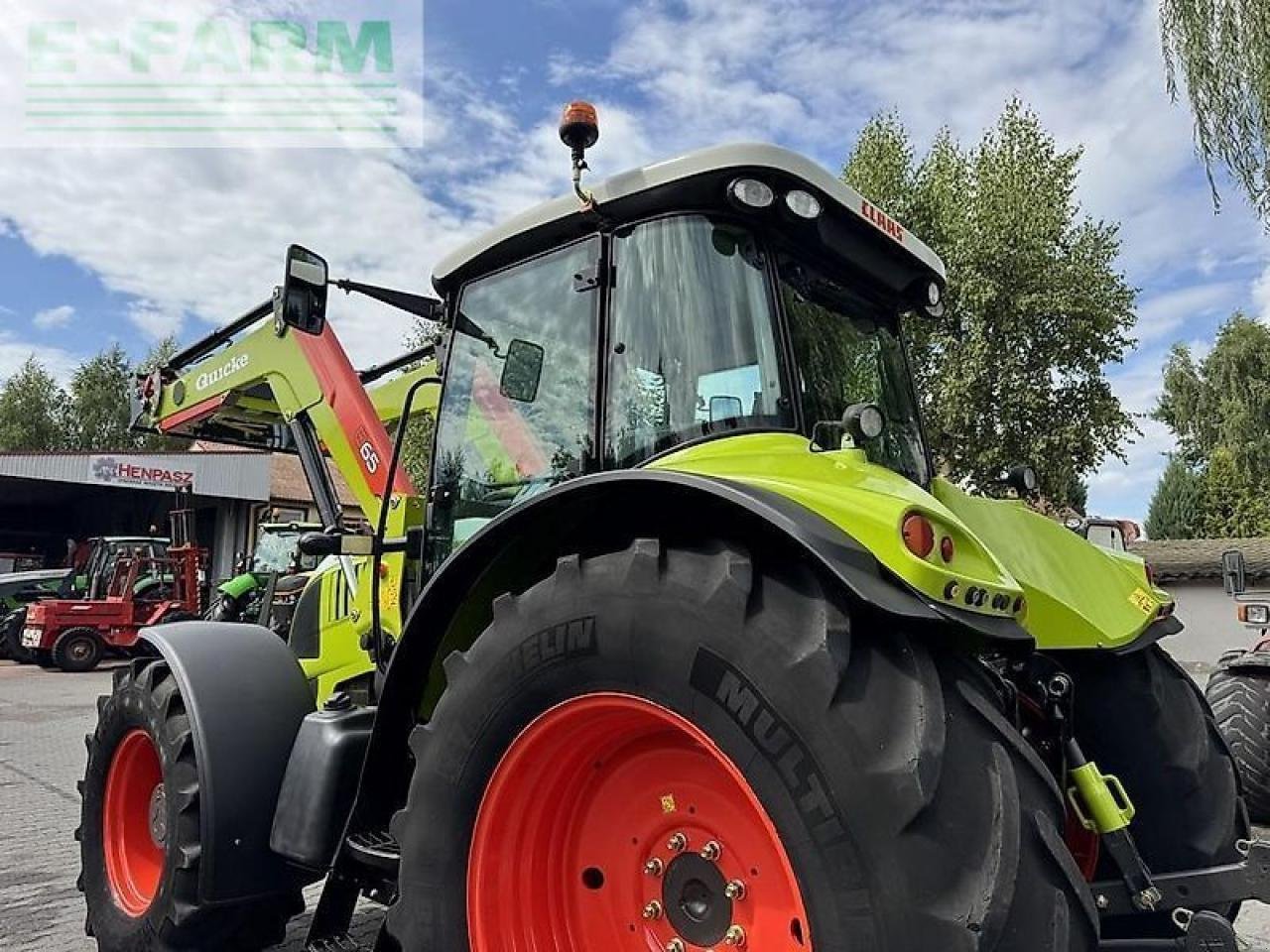Traktor Türe ait CLAAS arion 640 cis + quicke q65 CIS, Gebrauchtmaschine içinde DAMAS?AWEK (resim 25)