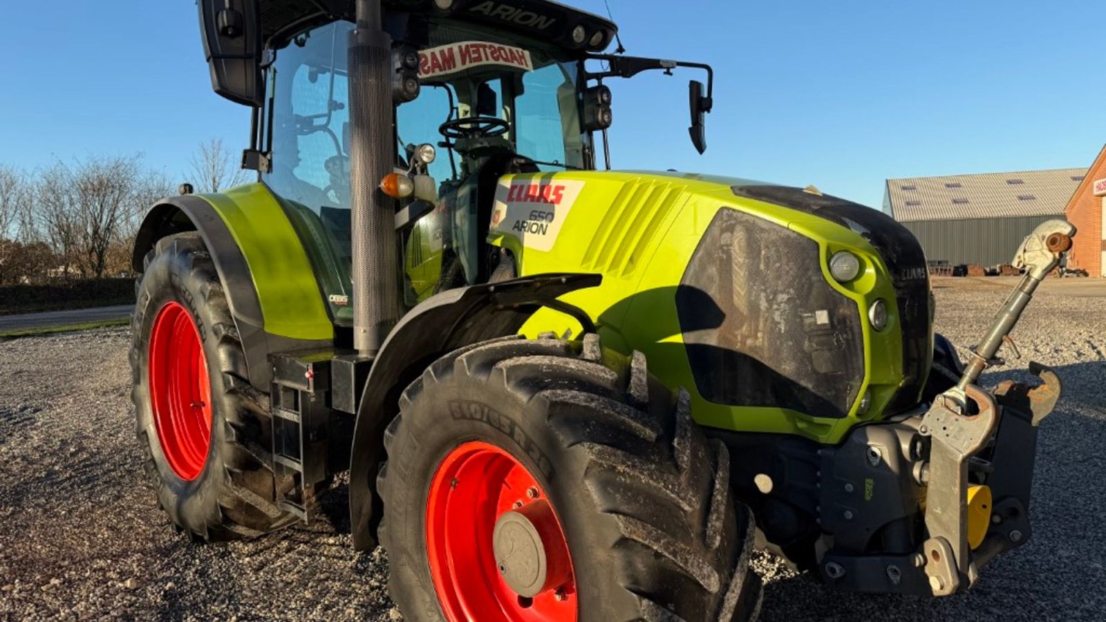 Traktor van het type CLAAS ARION 650 C Matic Med frontpto, Gebrauchtmaschine in Hadsten (Foto 13)