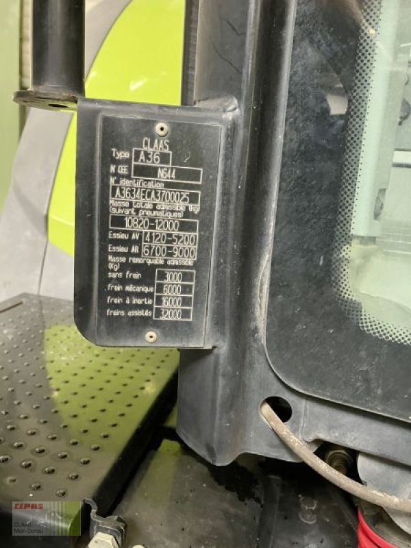 Traktor des Typs CLAAS ARION 650 CEBIS CMATIC, Gebrauchtmaschine in Vohburg (Bild 14)