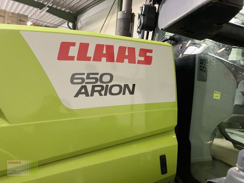 Traktor des Typs CLAAS ARION 650 CEBIS CMATIC, Gebrauchtmaschine in Vohburg (Bild 4)
