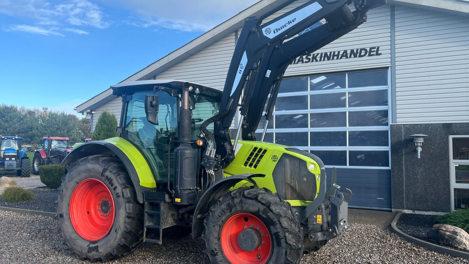 Traktor Türe ait CLAAS ARION 650 CIS+ Focus med frontlift og frontlæsser, Gebrauchtmaschine içinde Lintrup (resim 19)