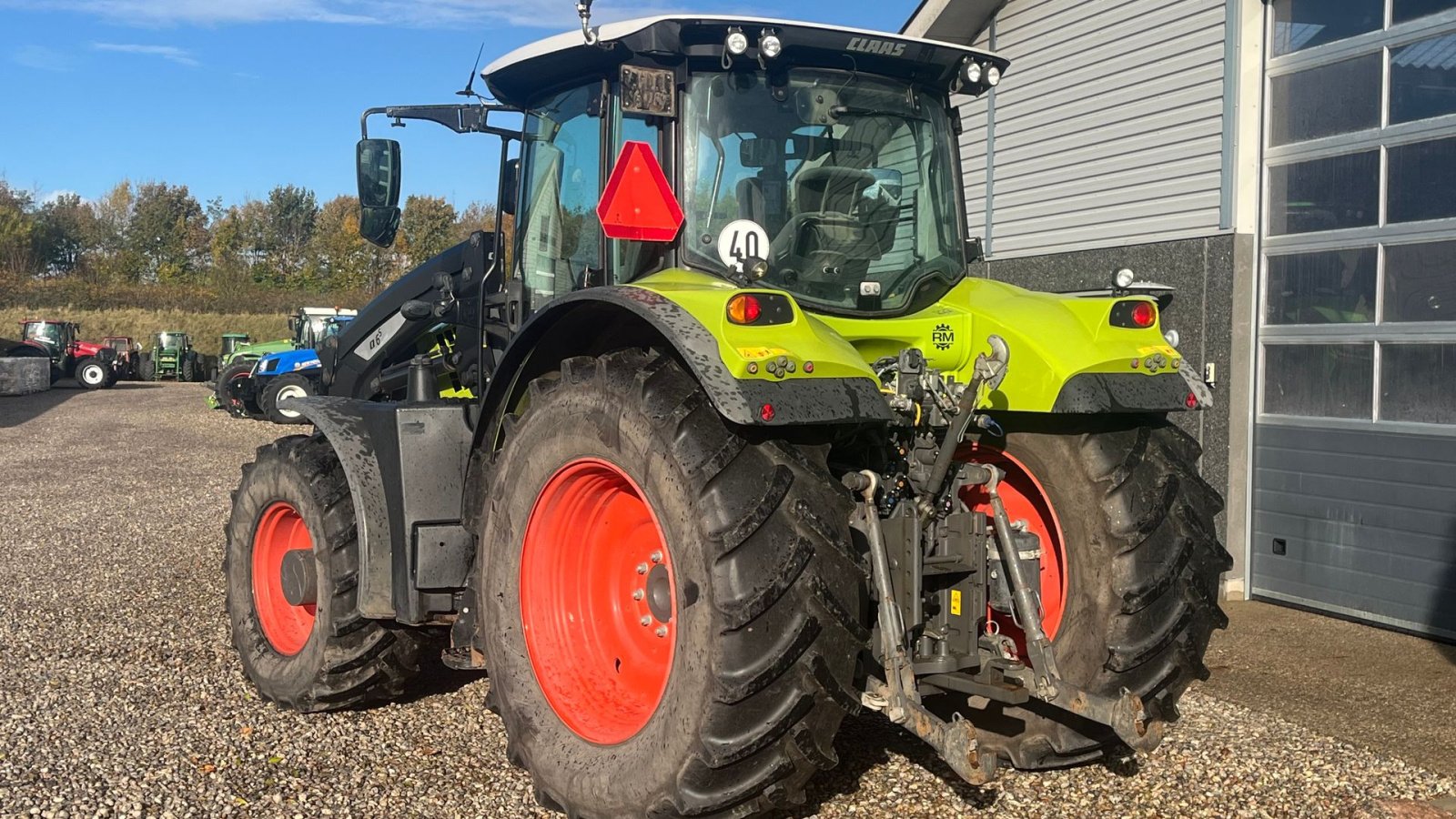 Traktor Türe ait CLAAS ARION 650 CIS+ Focus med frontlift og frontlæsser, Gebrauchtmaschine içinde Lintrup (resim 15)