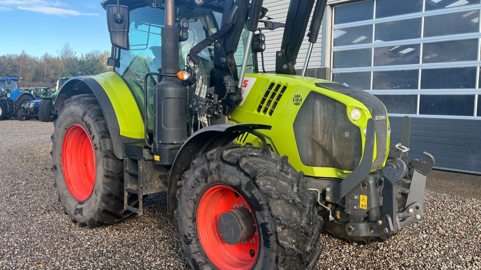Traktor Türe ait CLAAS ARION 650 CIS+ Focus med frontlift og frontlæsser, Gebrauchtmaschine içinde Lintrup (resim 20)