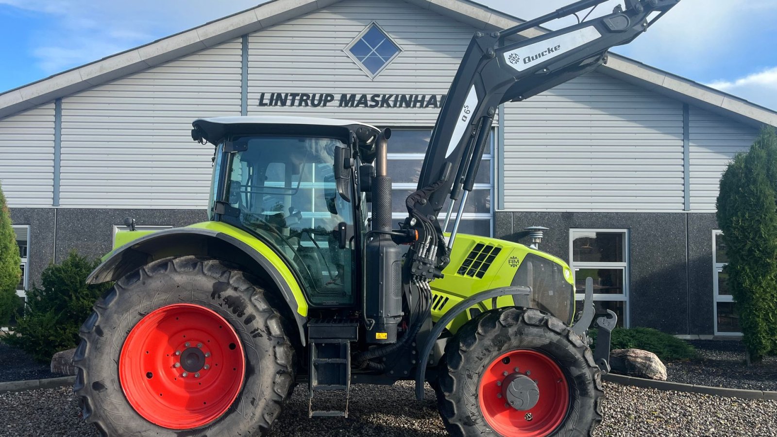 Traktor Türe ait CLAAS ARION 650 CIS+ Focus med frontlift og frontlæsser, Gebrauchtmaschine içinde Lintrup (resim 11)