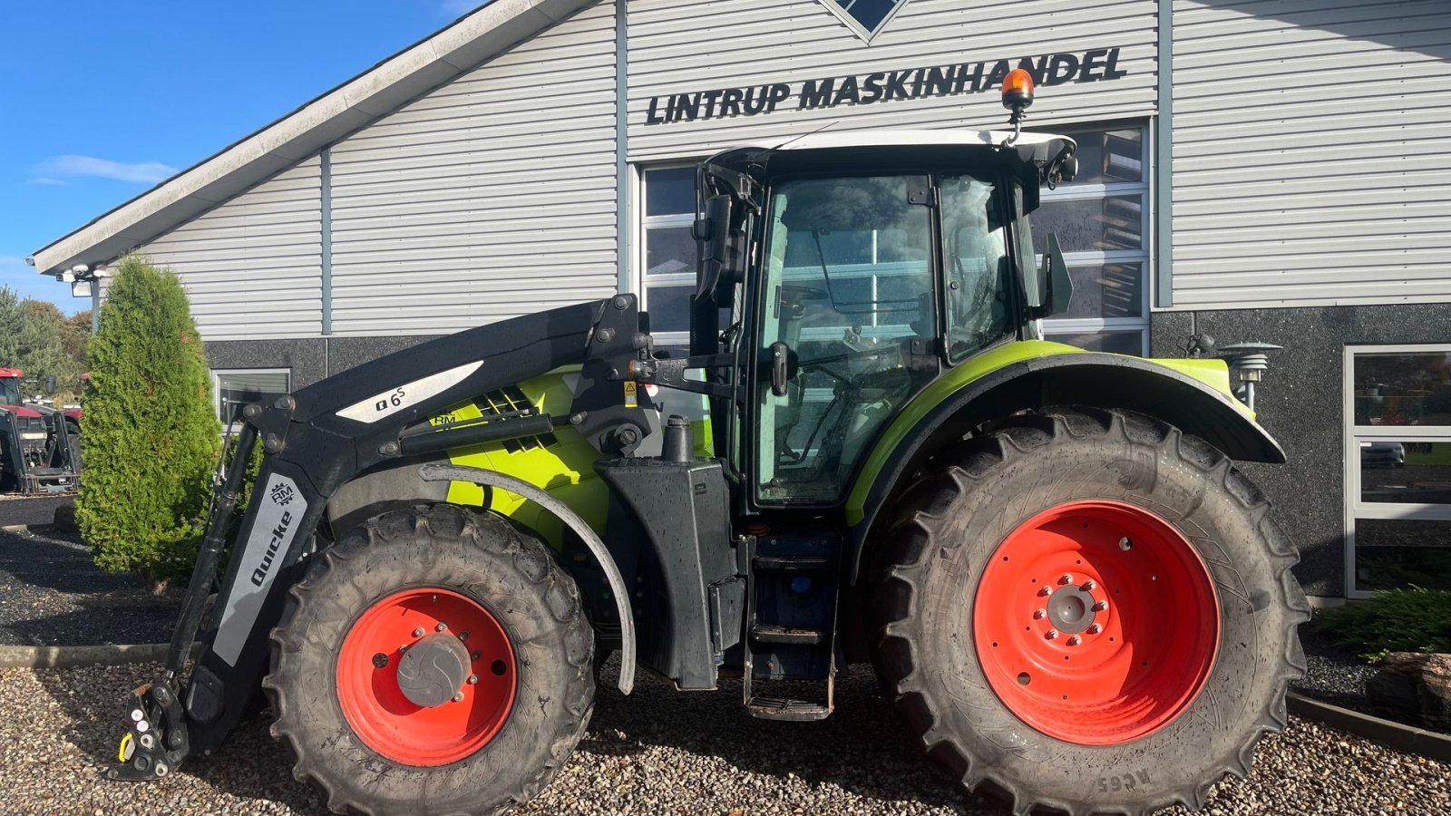Traktor Türe ait CLAAS ARION 650 CIS+ Focus med frontlift og frontlæsser, Gebrauchtmaschine içinde Lintrup (resim 14)