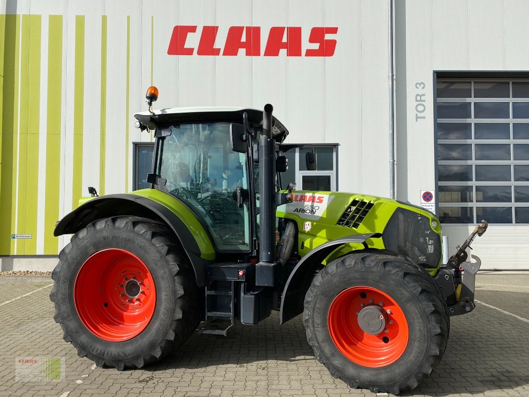 Traktor des Typs CLAAS ARION 650 CIS HEXASHIFT, Gebrauchtmaschine in Bordesholm (Bild 2)