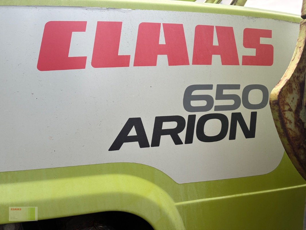 Traktor des Typs CLAAS ARION 650 CIS HEXASHIFT, Gebrauchtmaschine in Risum-Lindholm (Bild 19)